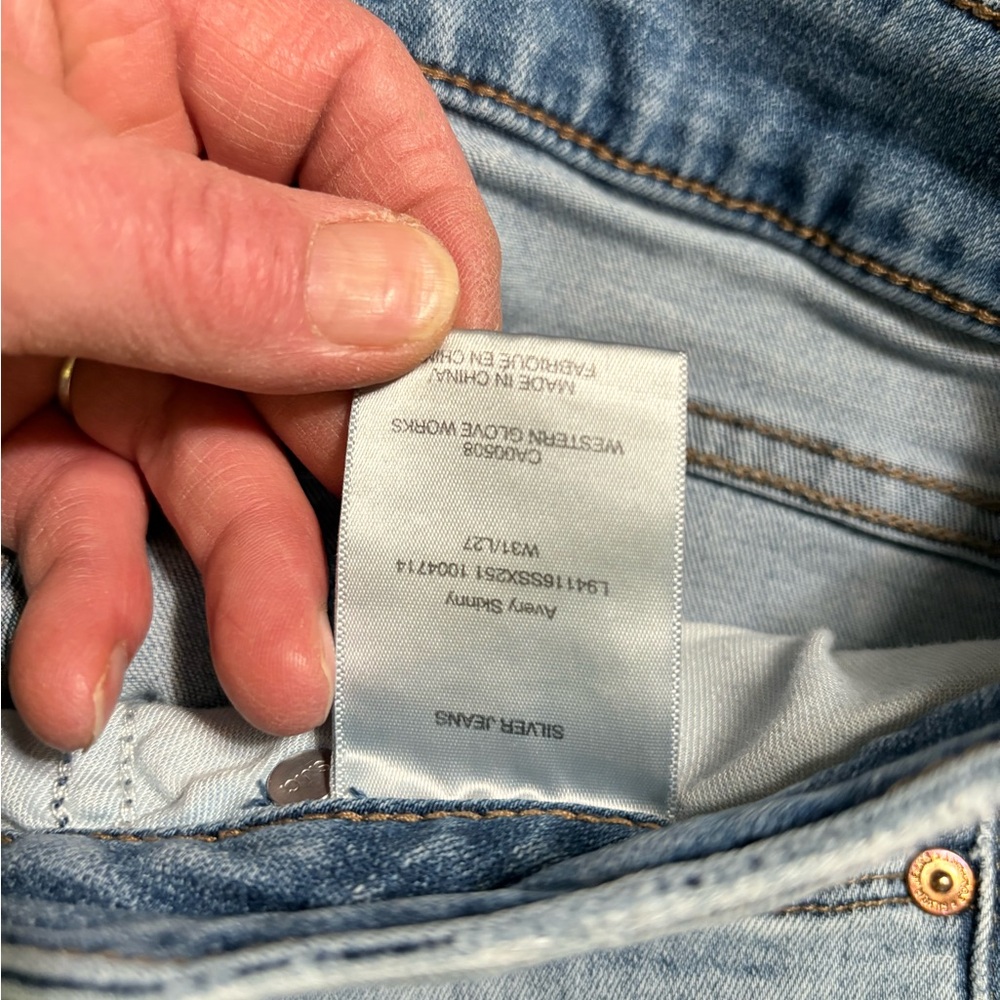 Silver Jeans Blue slim boot cut  Leg - Picture 7 of 8